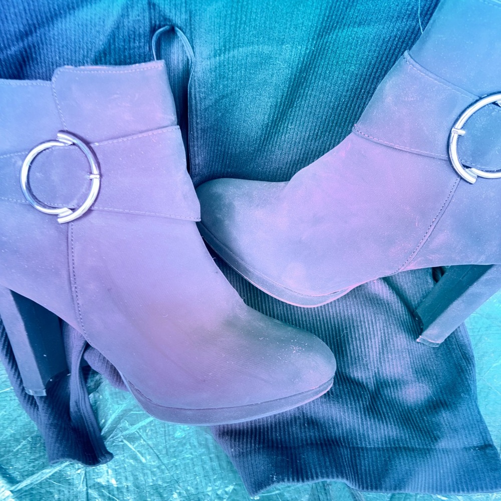 Stylish Purple Ankle Boots